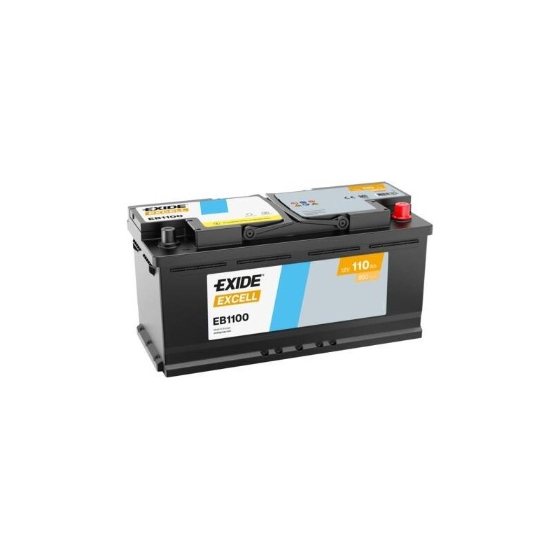 Batteria auto Exide EB1100 12V 110Ah 850A - 1
