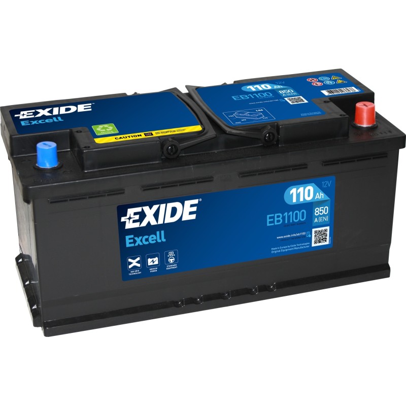 Car battery Exide EB1100 12V 110Ah 850A – image 2