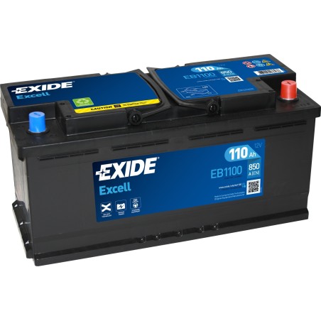 Batterie voiture Exide EB1100 12V 110Ah 850A - 2