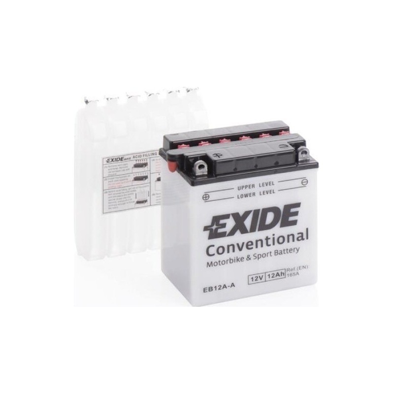 Batteria moto Exide EB12A-A 12V 12Ah 165A - 1