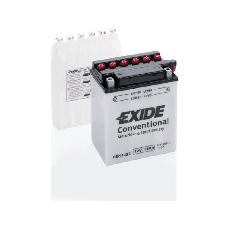 Batería de moto Exide EB14-B2 12V 14Ah 145A - 1
