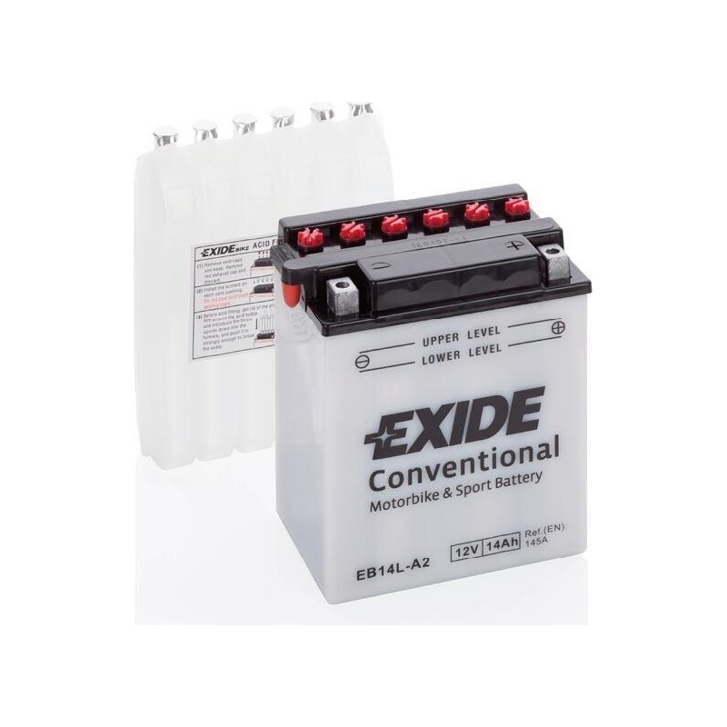 Motorcycle battery Exide EB14L-A2 12V 14Ah 145A - 1