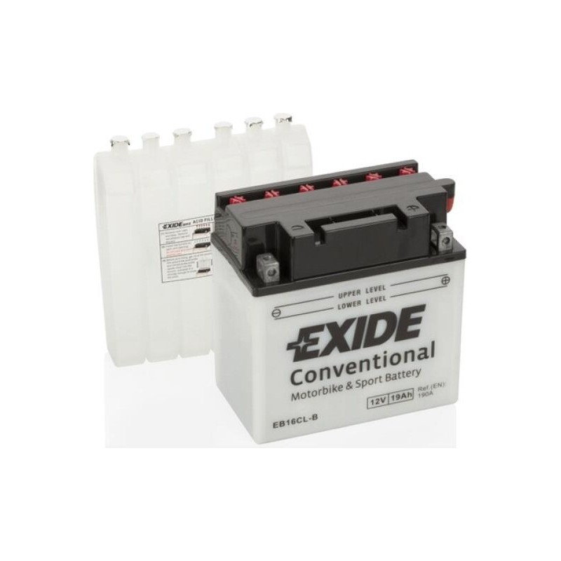 Motorcycle battery Exide EB16CL-B 12V 19Ah 190A - 1