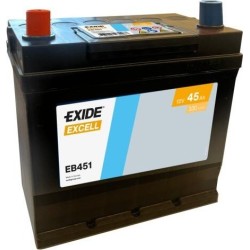 Batería Autobatterie Exide EB451 12V 45Ah 330A para Morgan Four Four 1.6 i 2019