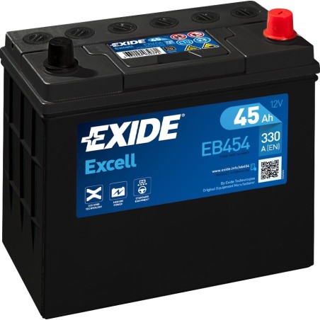 Autobatterie Exide EB454 12V 45Ah 330A - 2