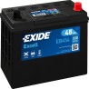 Car battery Exide EB454 12V 45Ah 330A - 2
