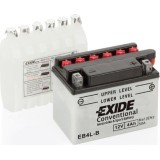Bateria de mota Exide EB4L-B 12V 4Ah 50A - 1