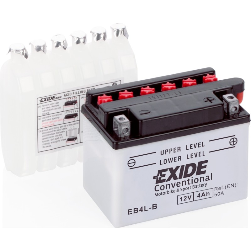 Batteria moto Exide EB4L-B 12V 4Ah 50A - 2
