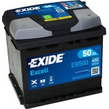 Batterie voiture Exide EB500 12V 50Ah 450A - 3