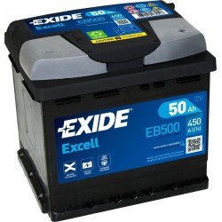 Batteria auto Exide EB500 12V 50Ah 450A - 3