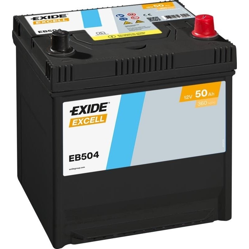Batteria auto Exide EB504 12V 50Ah 360A - 1