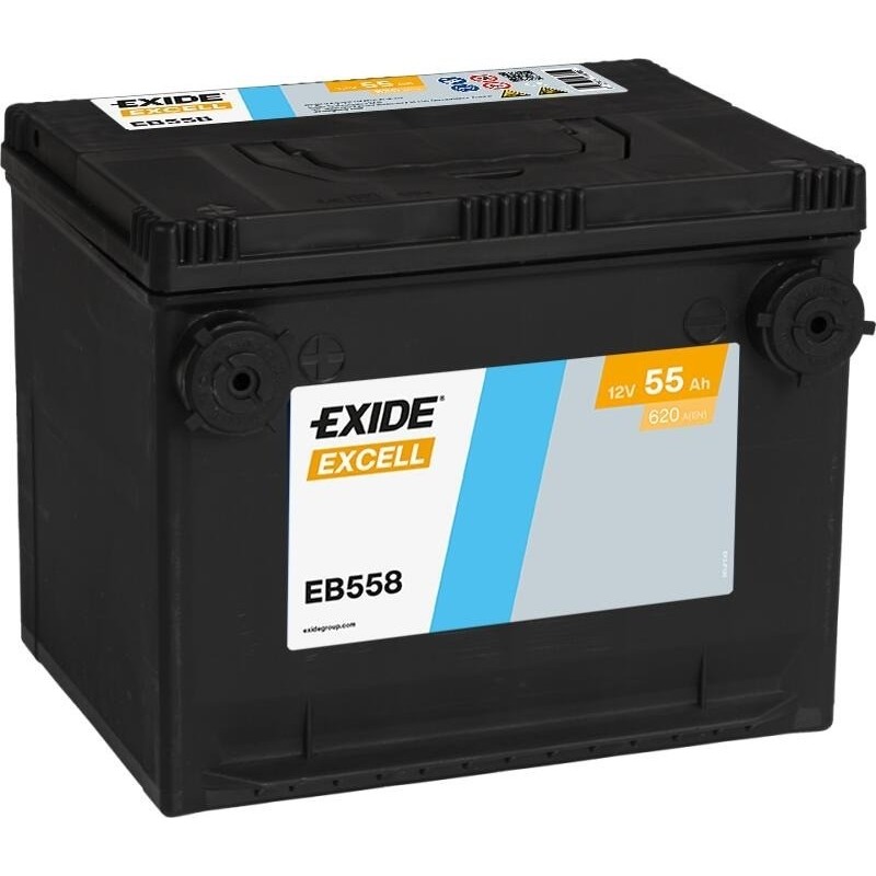 Car battery Exide EB558 12V 55Ah 620A - 1