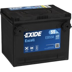 Car battery Exide EB558 12V 55Ah 620A - 3
