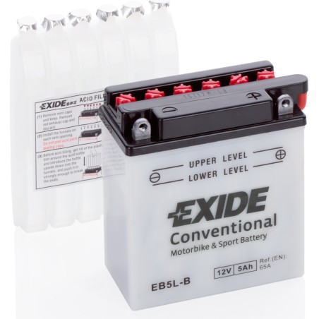 Batería de moto Exide EB5L-B 12V 5Ah 65A - 2