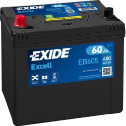 Car battery Exide EB605 12V 60Ah 480A - 2