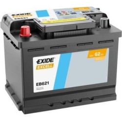 Autobatterie Exide EB621 12V 62Ah 540A | baterias.com