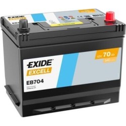 Car battery Exide EB704 12V 70Ah 540A - 1