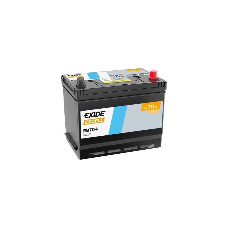 Batteria auto Exide EB704 12V 70Ah 540A - 1