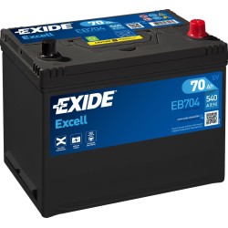 Batterie voiture Exide EB704 12V 70Ah 540A - 3