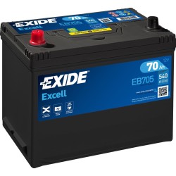 Batteria auto Exide EB705 12V 70Ah 540A - 2
