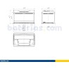Bateria de carro Exide EB712 12V 71Ah 670A - 2