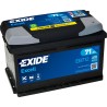 Car battery Exide EB712 12V 71Ah 670A - 3
