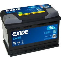 Car battery Exide EB741 12V 74Ah 680A - 2