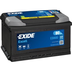 Car battery Exide EB800 12V 80Ah 640A - 2