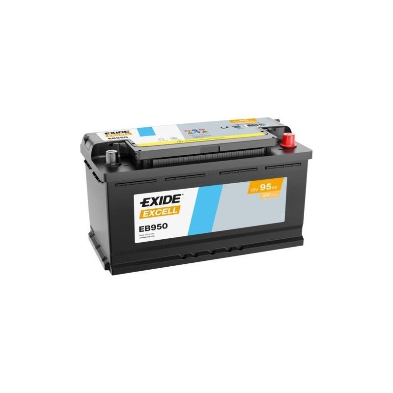 Batteria auto Exide EB950 12V 95Ah 800A - 1