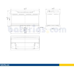 Batteria auto Exide EB950 12V 95Ah 800A - 2