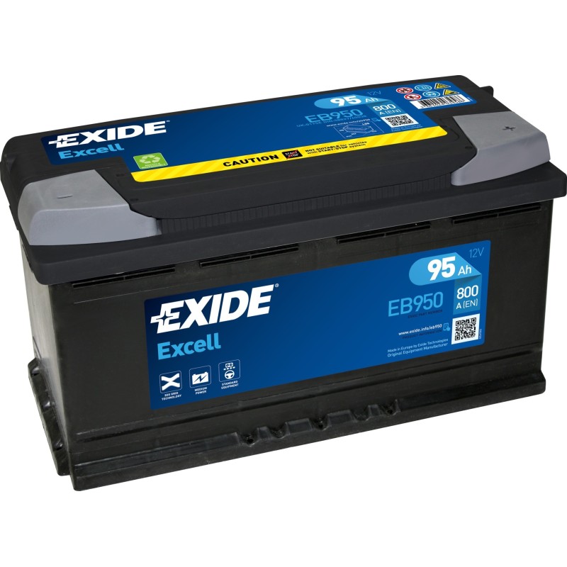 Autobatterie Exide EB950 12V 95Ah 800A - 3