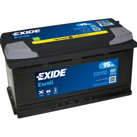 Autobatterie Exide EB950 12V 95Ah 800A - 3