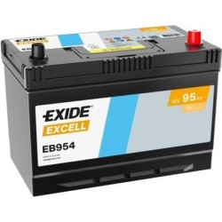 Batteria auto Exide EB954 12V 95Ah 760A | baterias.com