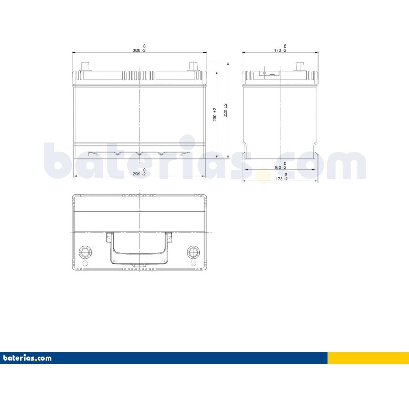 Batteria auto Exide EB954 12V 95Ah 760A – immagine 2