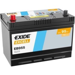 Batteria auto Exide EB955 12V 95Ah 760A | baterias.com