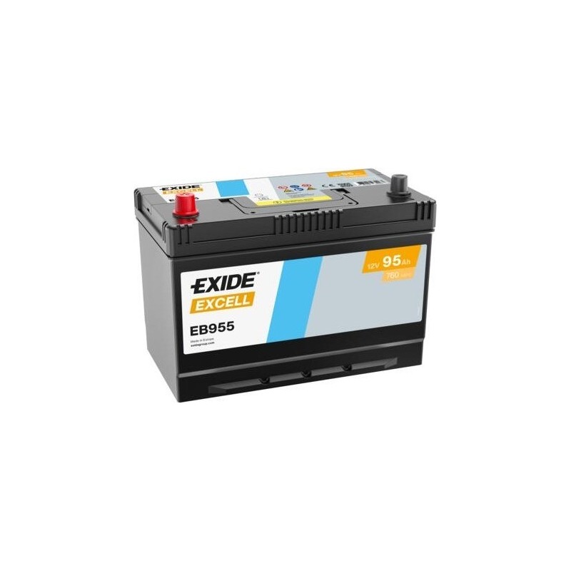 Batería de coche Exide EB955 12V 95Ah 760A - 1