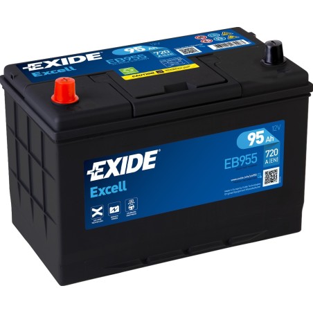 Car battery Exide EB955 12V 95Ah 760A – image 2