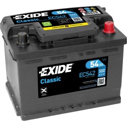 Car battery Exide EC542 12V 54Ah 500A - 2