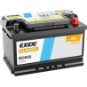 Car battery Exide EC652 12V 65Ah 540A | baterias.com