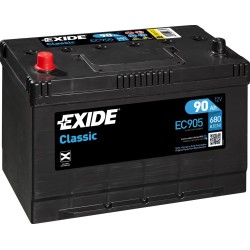 Batteria auto Exide EC905 12V 90Ah 680A - 2
