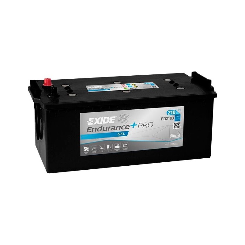 Batterie camion Exide ED2103 12V 210Ah 1030A GEL - 2