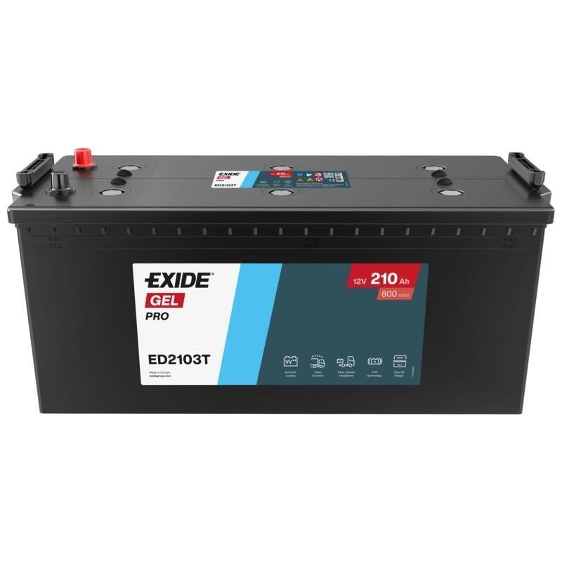 LKW-Batterie GEL Exide ED2103T 12V 210Ah 800A - 1