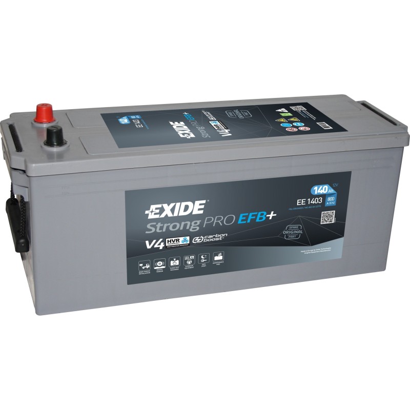 Batteria camion Exide EE1403 12V 140Ah 800A EFB - 2