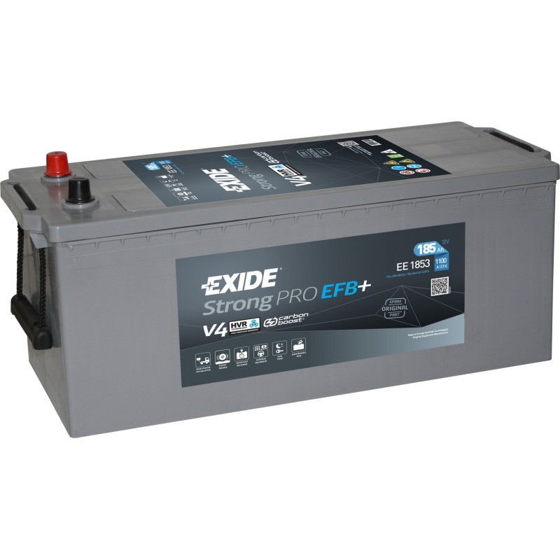 Truck battery Exide EE1853 12V 185Ah 1100A EFB - 2