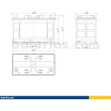 Batteria camion Exide EF1202 12V 120Ah 870A - 2