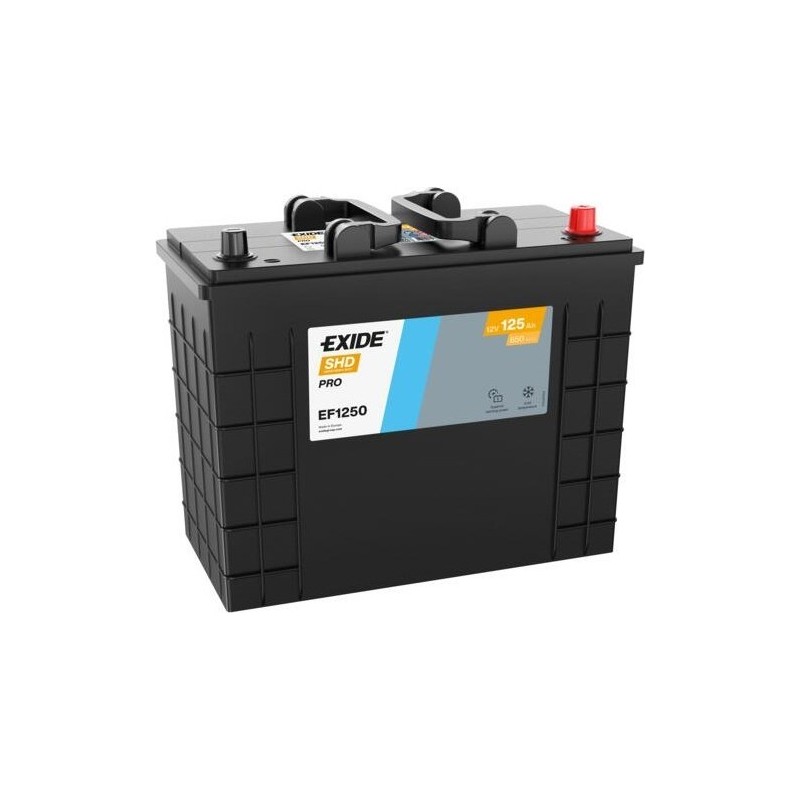 Batteria camion Exide EF1250 12V 125Ah 850A - 1