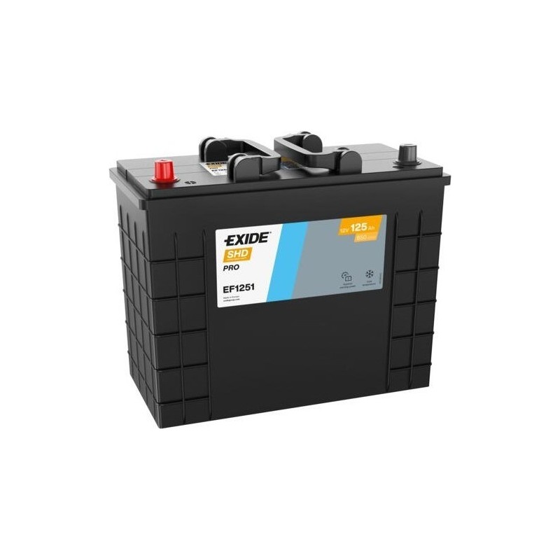 LKW-Batterie Exide EF1251 12V 125Ah 850A - 1