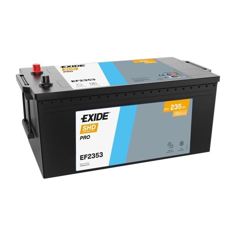 LKW-Batterie Exide EF2353 12V 235Ah 1300A - 1