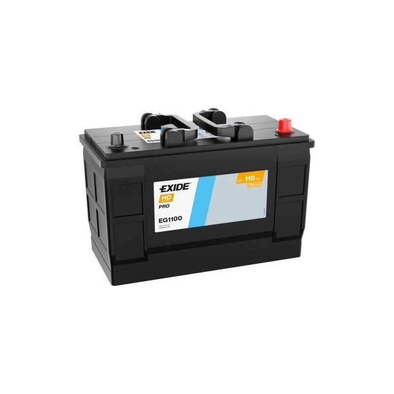 Truck battery Exide EG1100 12V 110Ah 750A - 1