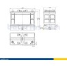 Truck battery Exide EG1102 12V 110Ah 750A - 2